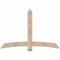 Ekena Millwork Bellingham Smooth Timber Gable Bracket, Douglas Fir, 72"W x 48"H x 3 1/2"D x 5 1/2"F, 16/12 Pitch GBW072X48X0406BEL00SDF - alternate 1